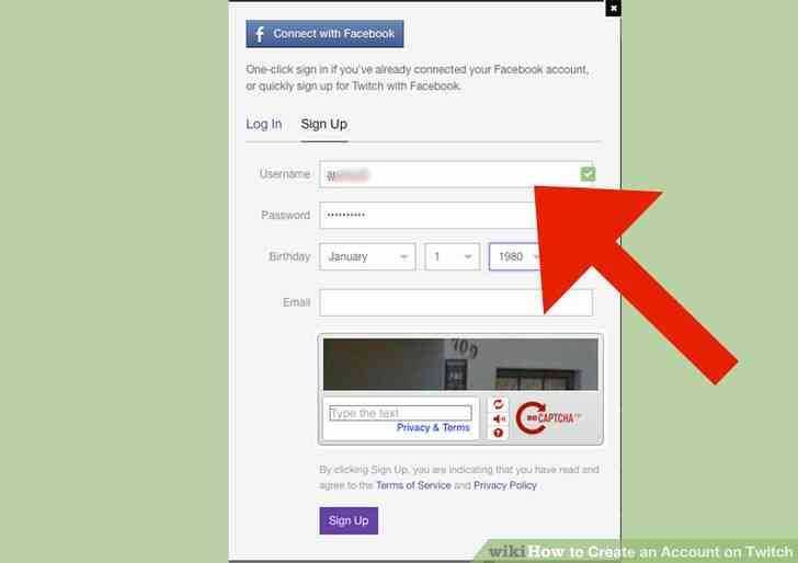 Image intitulée Créer un Compte sur Twitch Étape 3